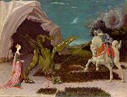 paolo uccello A gothicizing tendency of Uccello art is nowhere more apparent than in Saint George and the Dragon oil on canvas